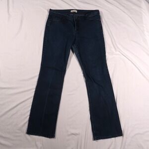 Vtg L.E.I. Ashley Trouble JR. 15 Dark Wash Jeans with Embroidered Swirl Pockets